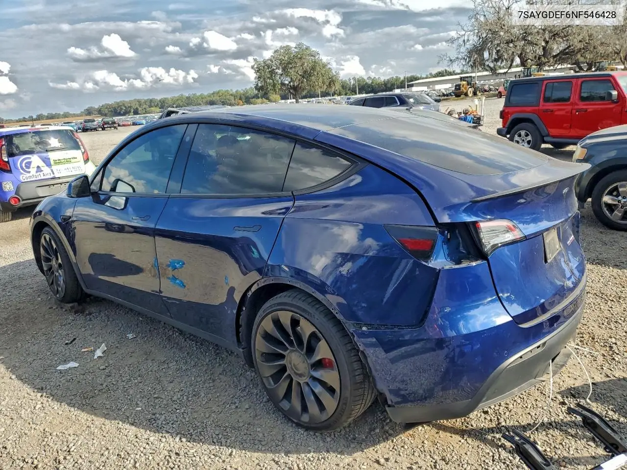 7SAYGDEF6NF546428 2022 Tesla Model Y