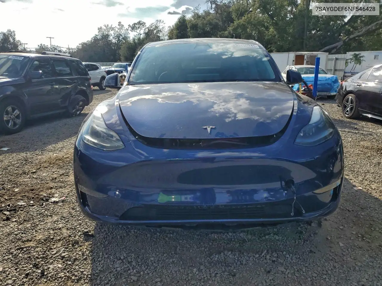 7SAYGDEF6NF546428 2022 Tesla Model Y