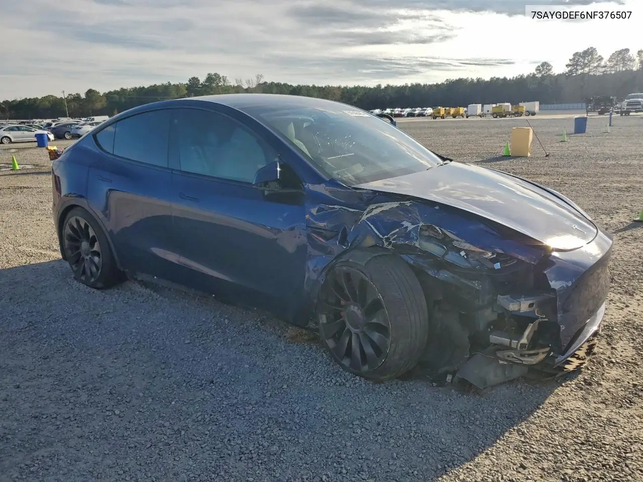 7SAYGDEF6NF376507 2022 Tesla Model Y