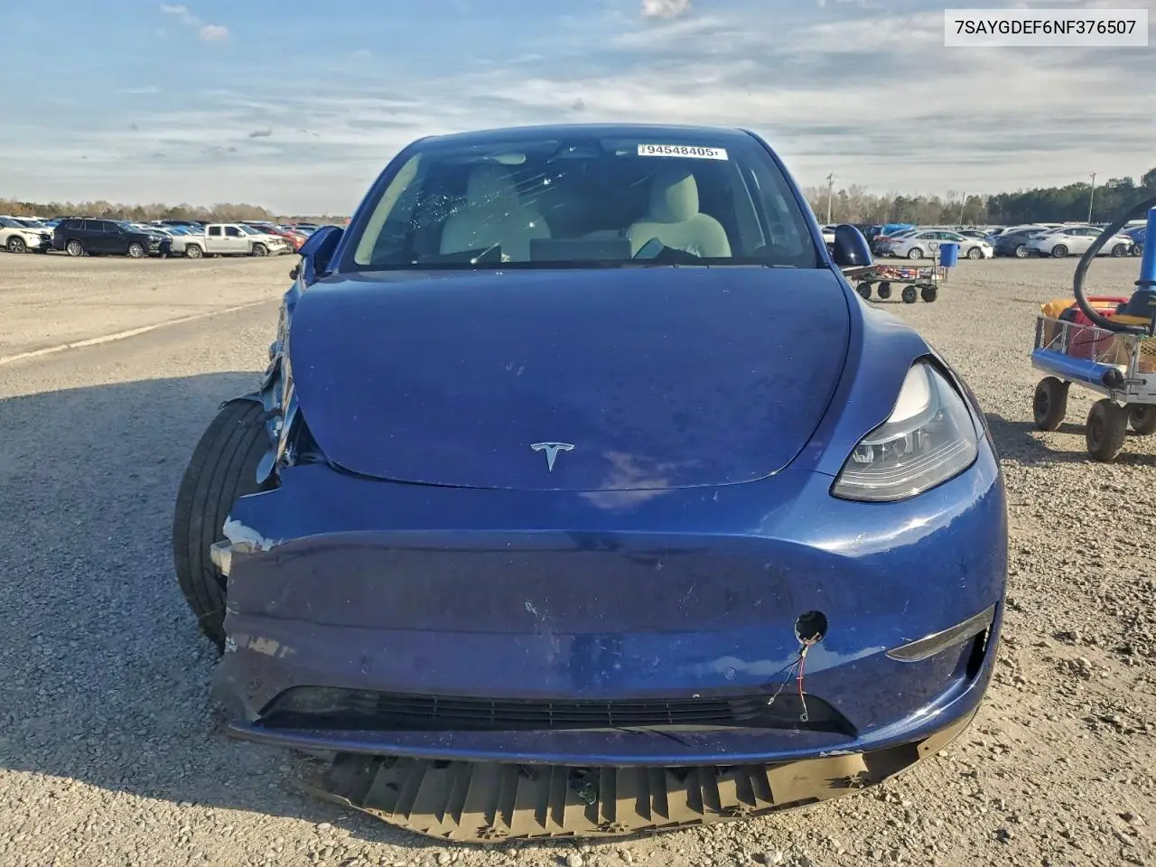 7SAYGDEF6NF376507 2022 Tesla Model Y