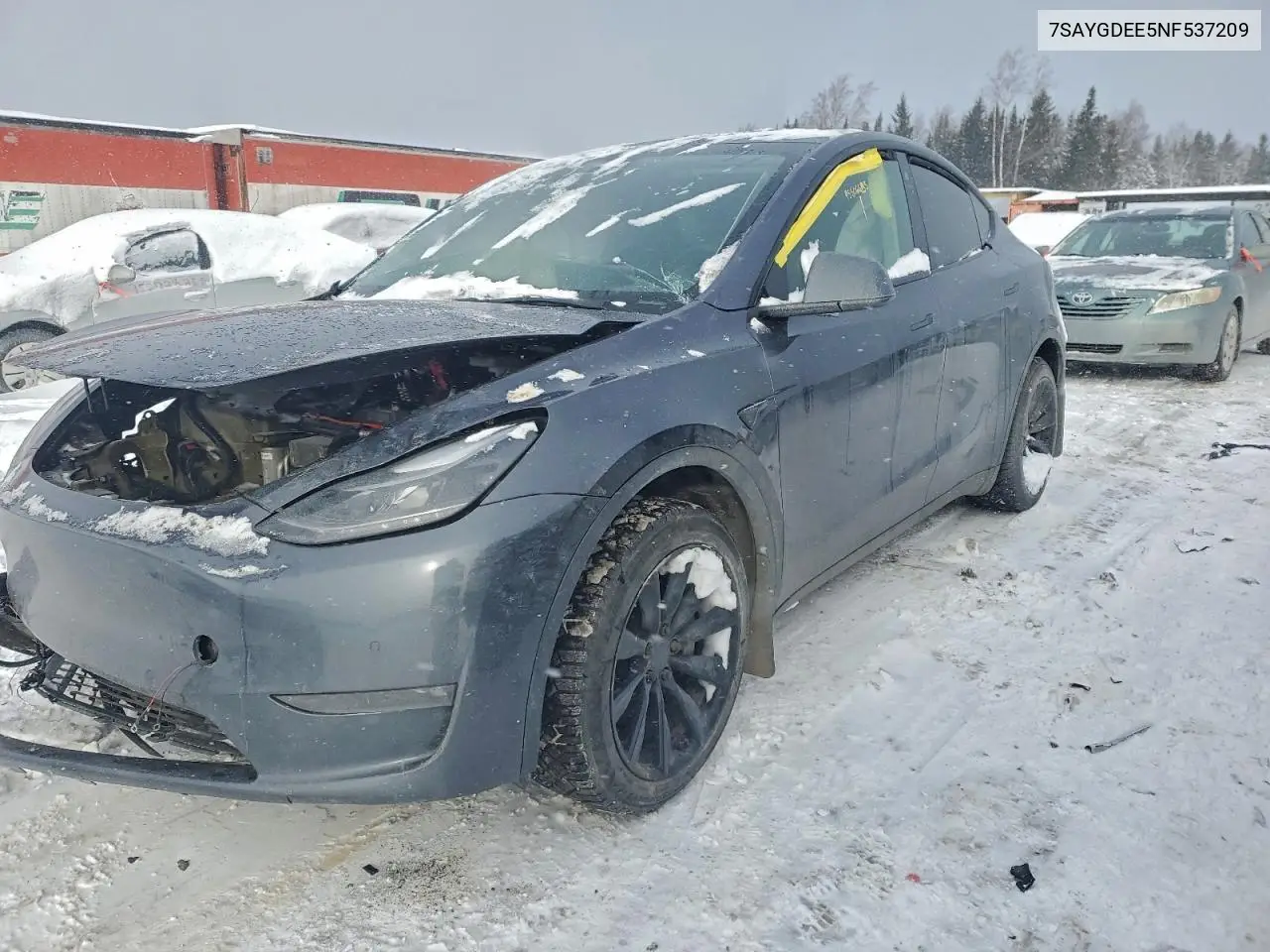 7SAYGDEE5NF537209 2022 Tesla Model Y