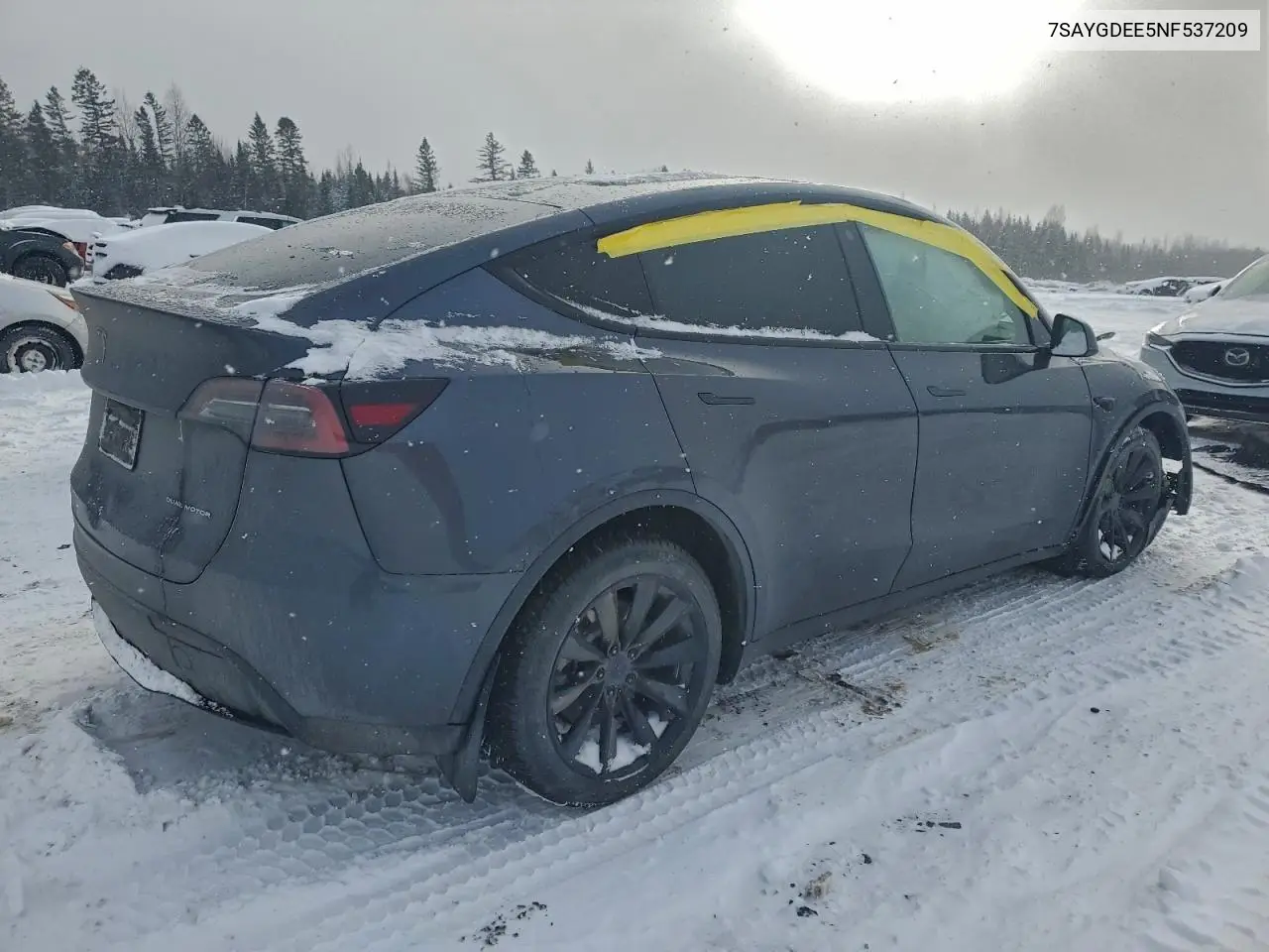 7SAYGDEE5NF537209 2022 Tesla Model Y