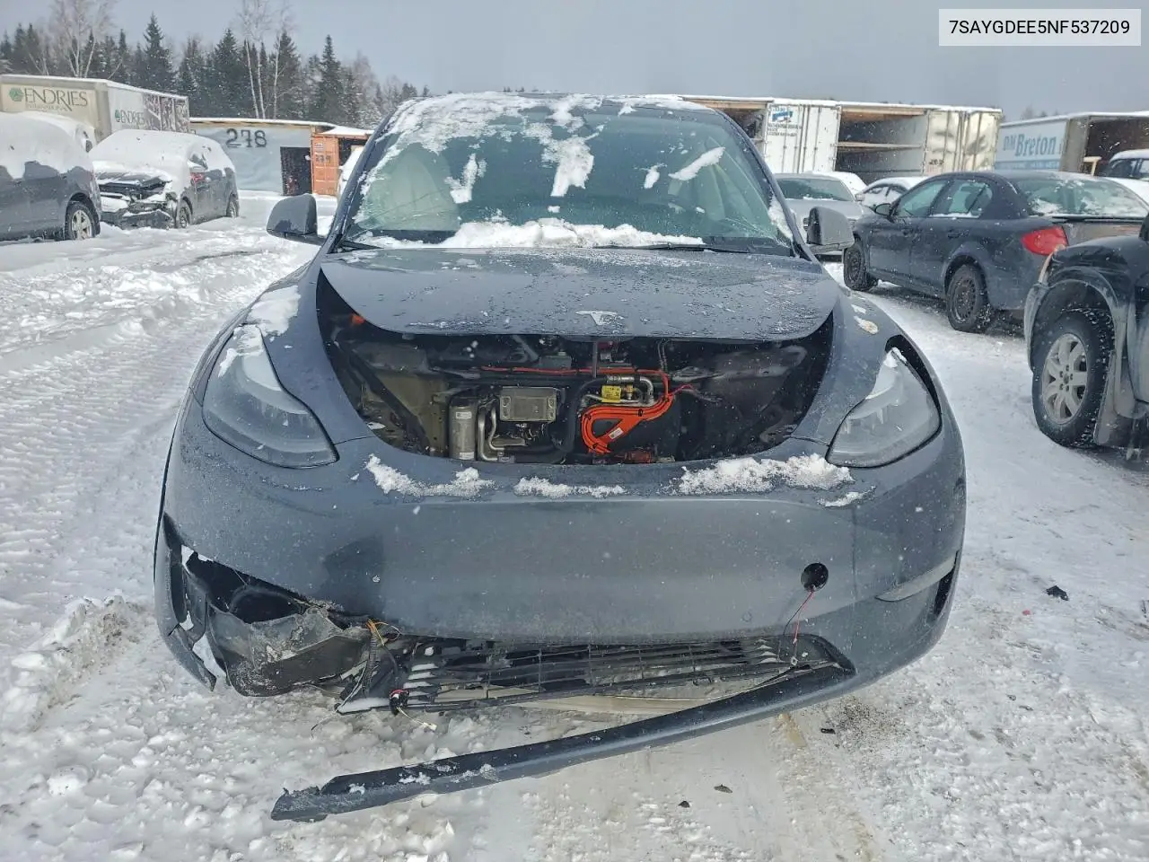 7SAYGDEE5NF537209 2022 Tesla Model Y