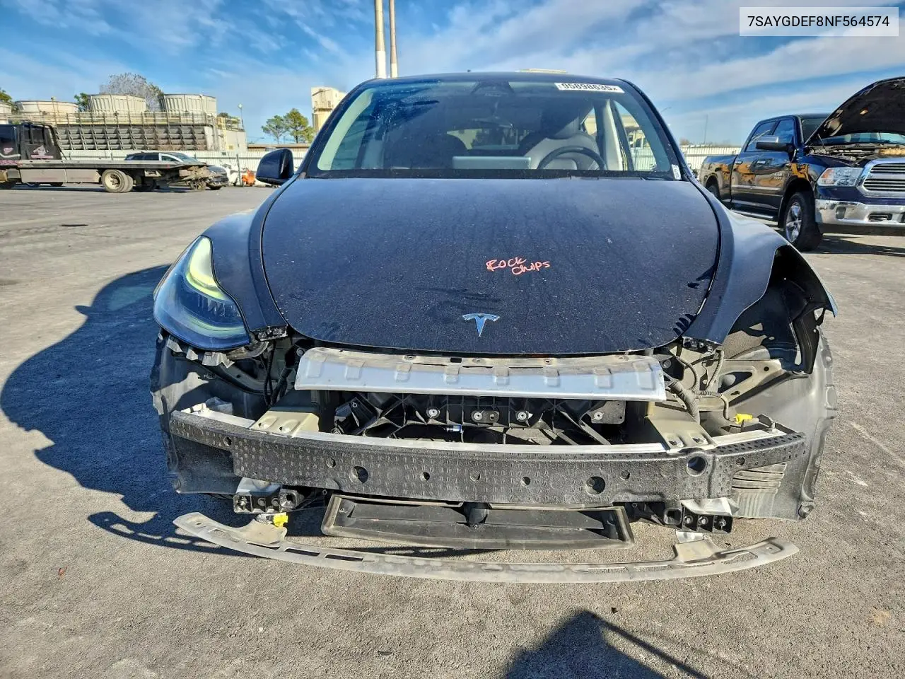7SAYGDEF8NF564574 2022 Tesla Model Y