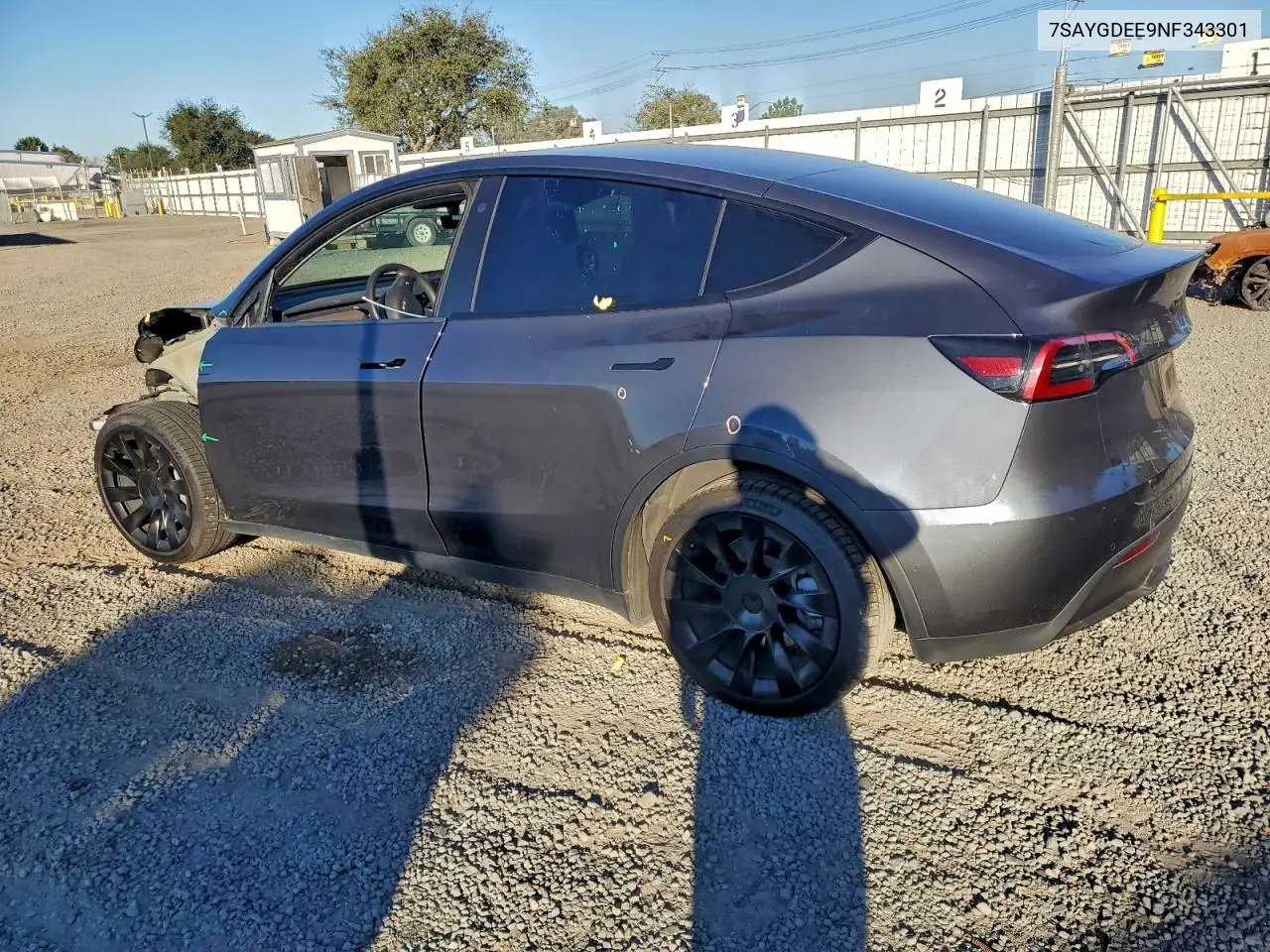 7SAYGDEE9NF343301 2022 Tesla Model Y