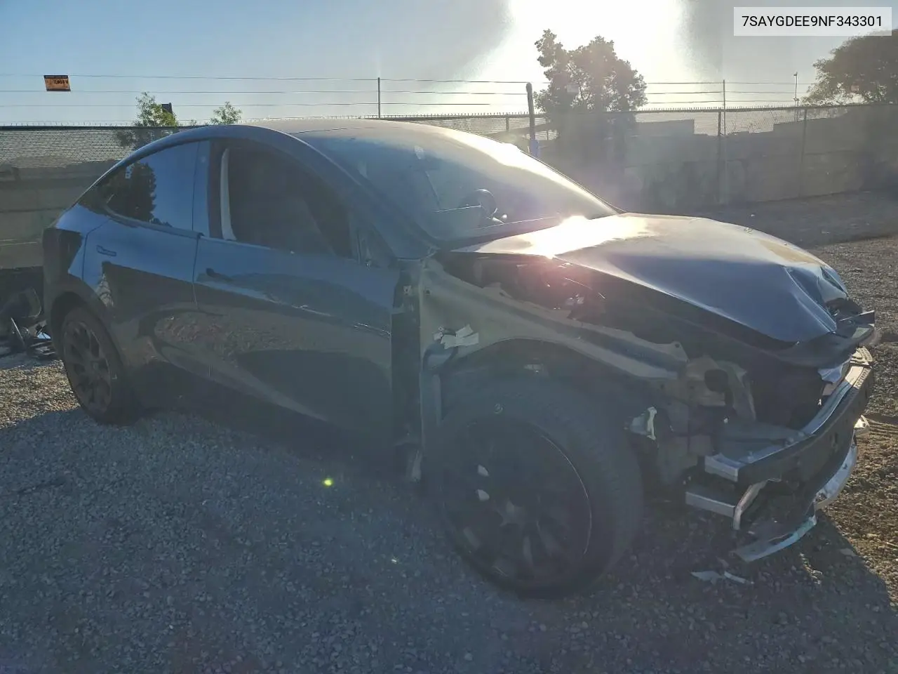 7SAYGDEE9NF343301 2022 Tesla Model Y