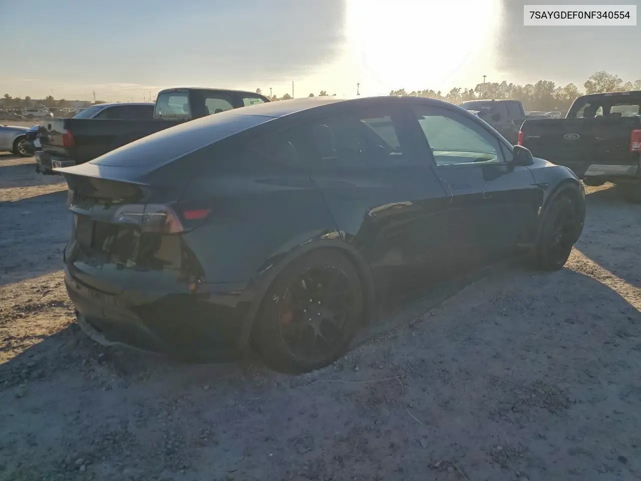 7SAYGDEF0NF340554 2022 Tesla Model Y