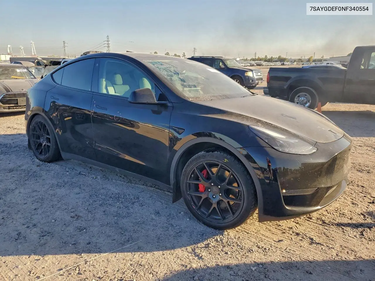 7SAYGDEF0NF340554 2022 Tesla Model Y