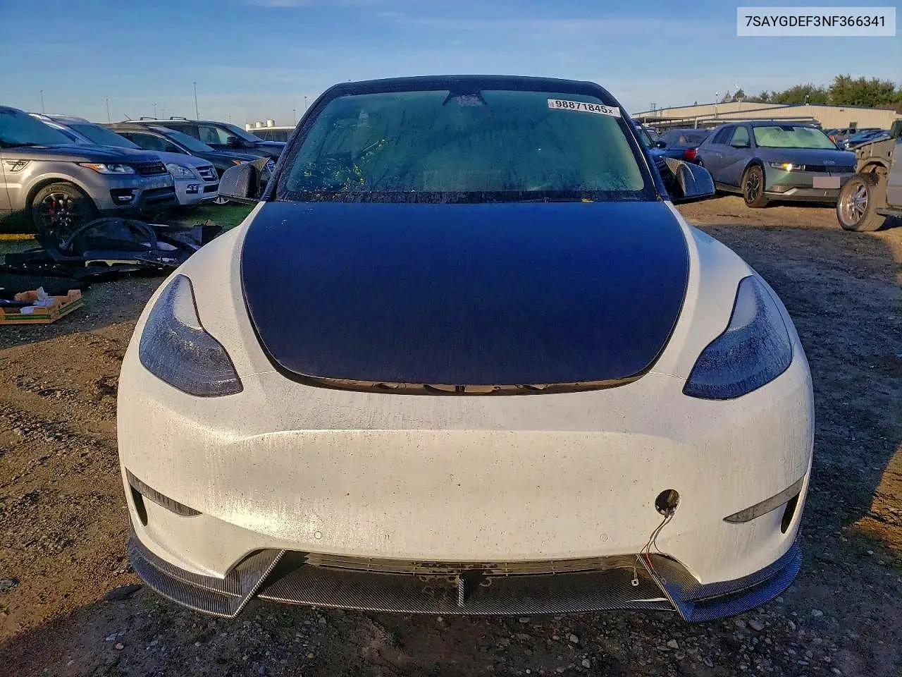 7SAYGDEF3NF366341 2022 Tesla Model Y