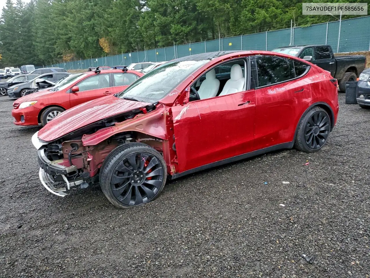 7SAYGDEF1PF585656 2023 Tesla Model Y