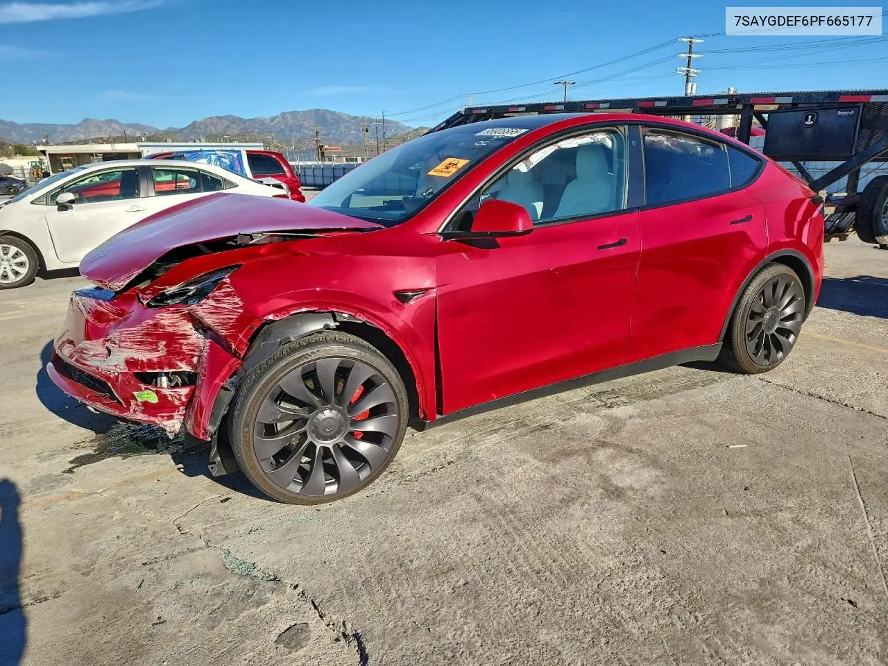 7SAYGDEF6PF665177 2023 Tesla Model Y
