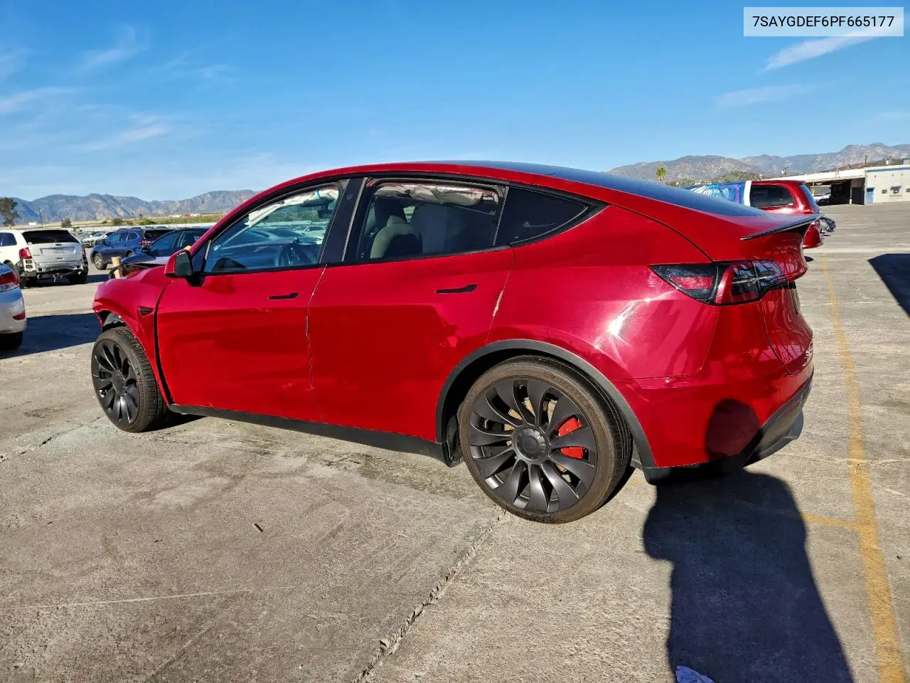 7SAYGDEF6PF665177 2023 Tesla Model Y