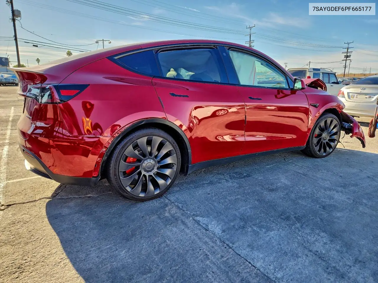 7SAYGDEF6PF665177 2023 Tesla Model Y