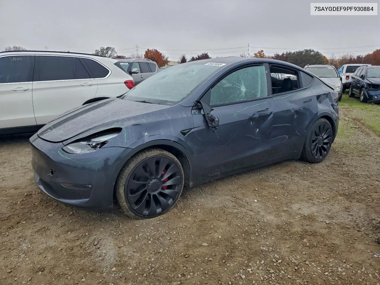 7SAYGDEF9PF930884 2023 Tesla Model Y