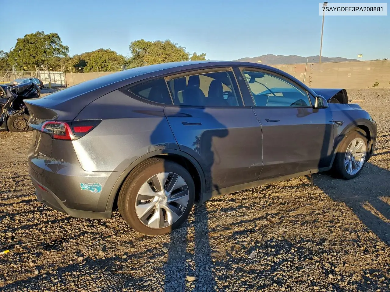 7SAYGDEE3PA208881 2023 Tesla Model Y