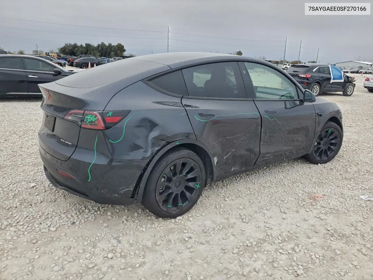 7SAYGAEE0SF270166 2025 Tesla Model Y