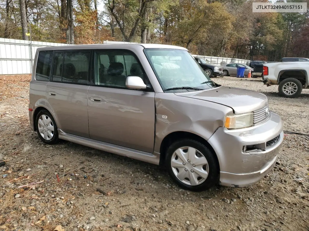 JTLKT324940157151 2004 Toyota Scion Xb