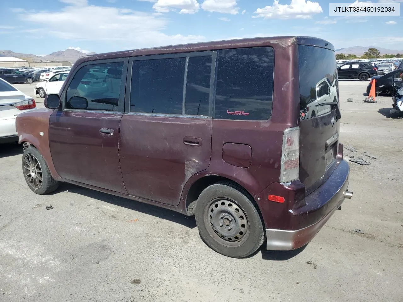 JTLKT334450192034 2005 Toyota Scion Xb