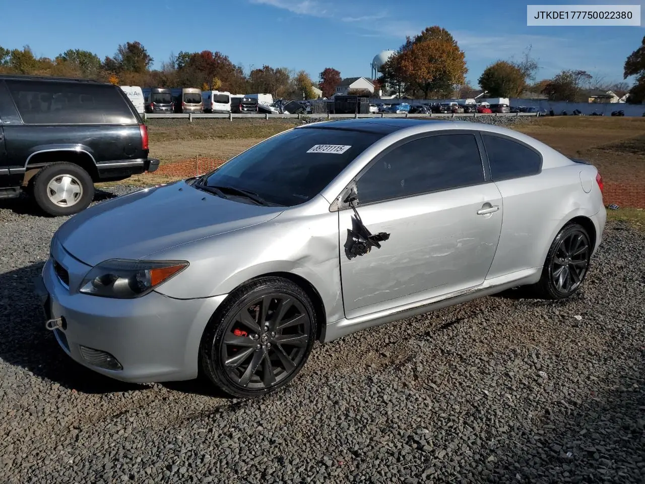 JTKDE177750022380 2005 Toyota Scion Tc