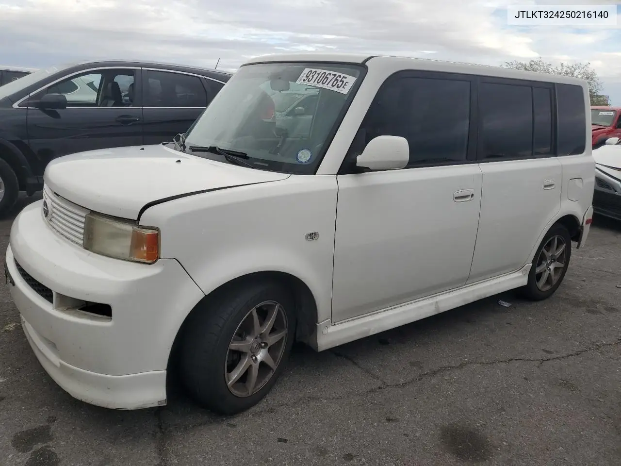 JTLKT324250216140 2005 Toyota Scion Xb