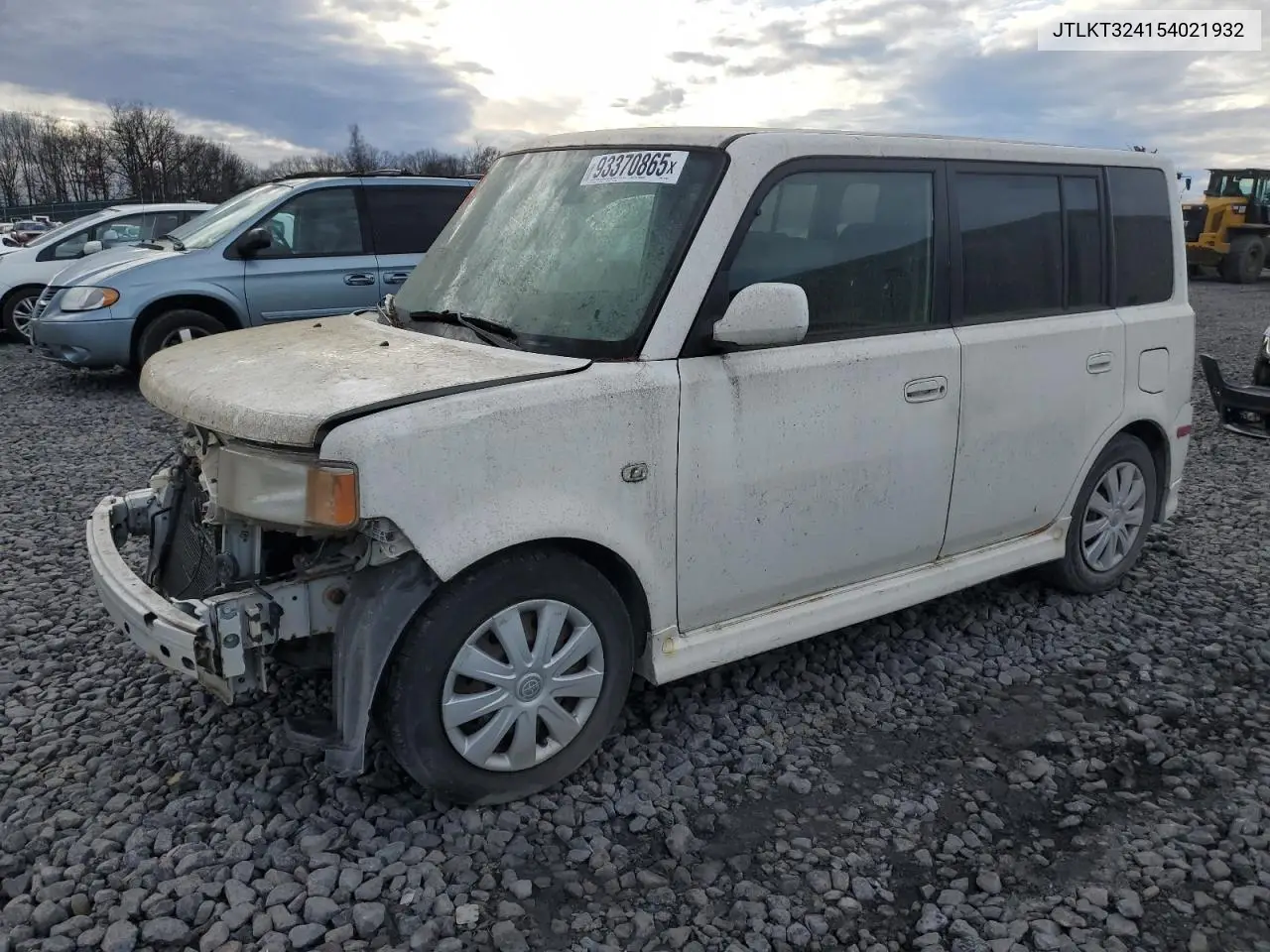 JTLKT324154021932 2005 Toyota Scion Xb