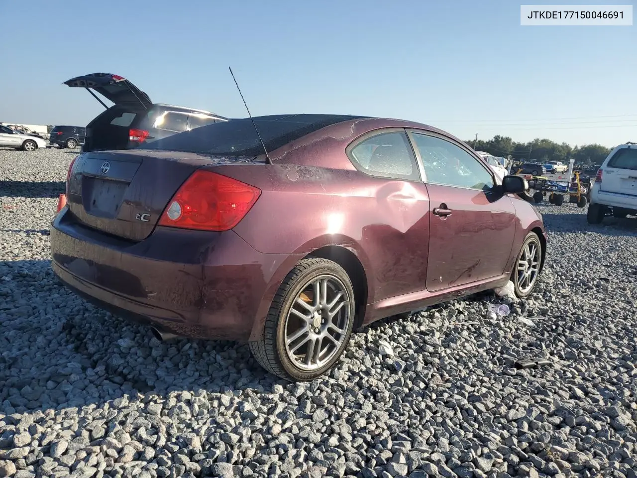JTKDE177150046691 2005 Toyota Scion Tc