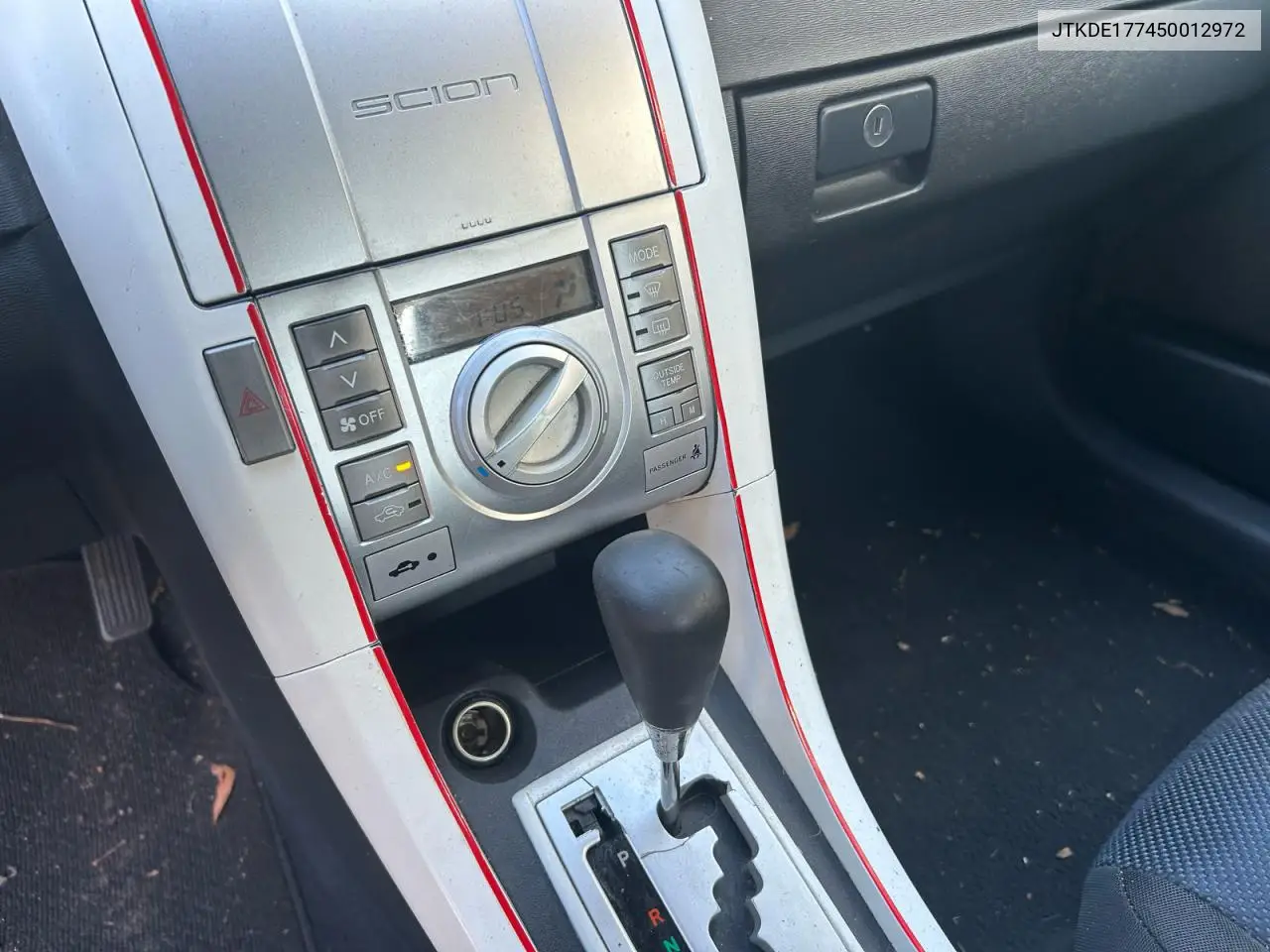 JTKDE177450012972 2005 Toyota Scion Tc
