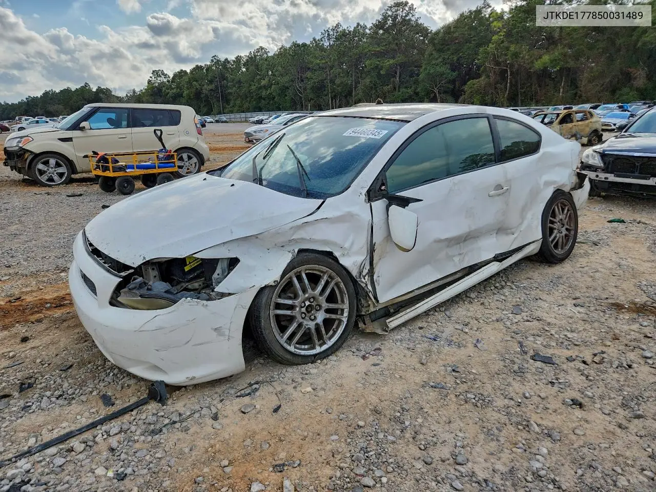 JTKDE177850031489 2005 Toyota Scion Tc