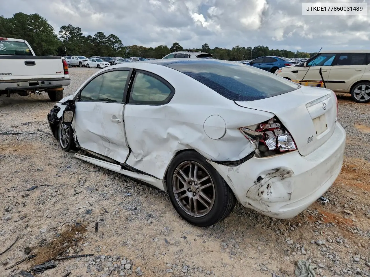 JTKDE177850031489 2005 Toyota Scion Tc