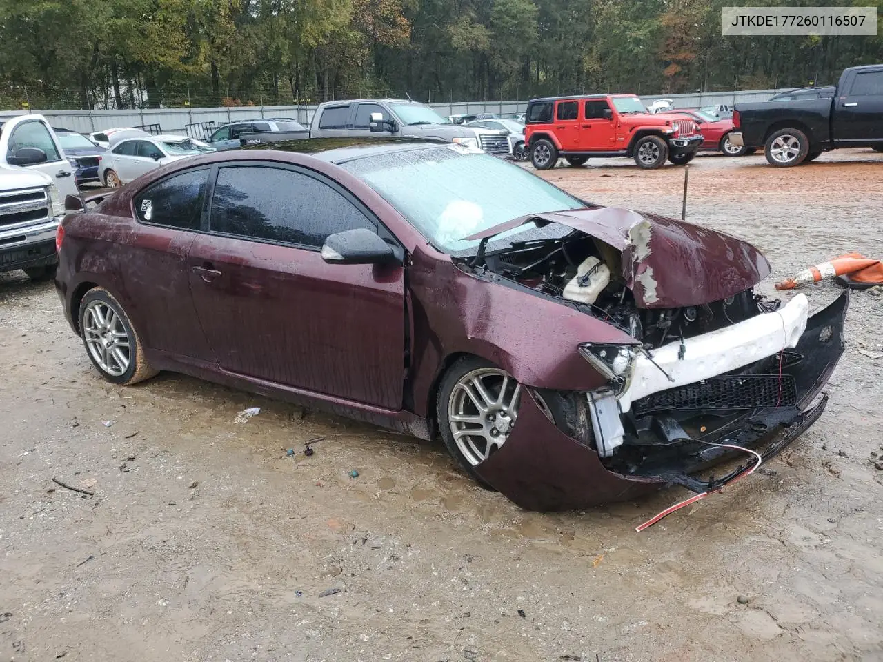 JTKDE177260116507 2006 Toyota Scion Tc