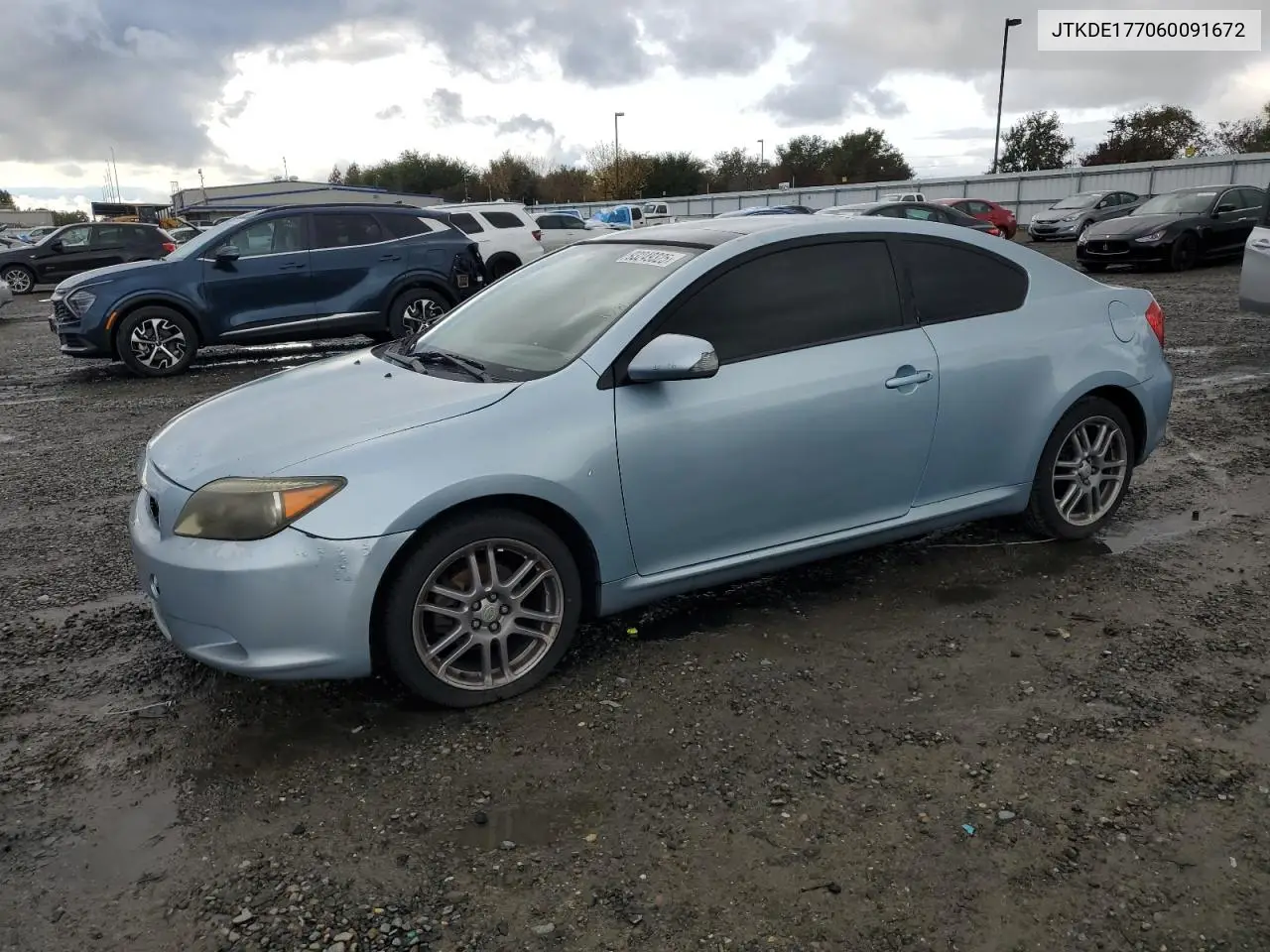 JTKDE177060091672 2006 Toyota Scion Tc
