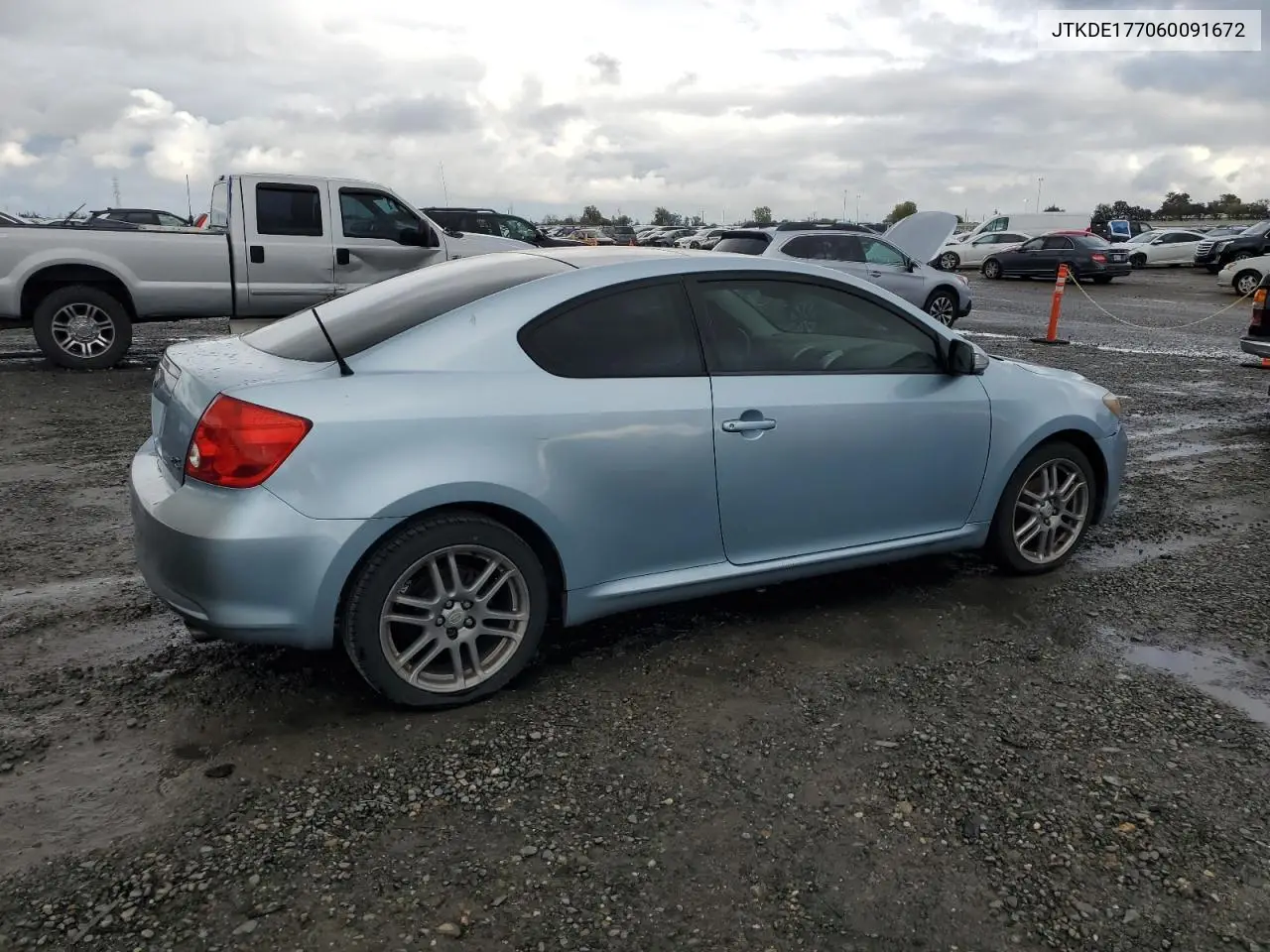JTKDE177060091672 2006 Toyota Scion Tc