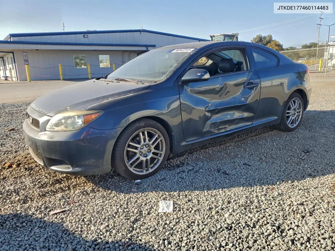 JTKDE177460114483 2006 Toyota Scion Tc