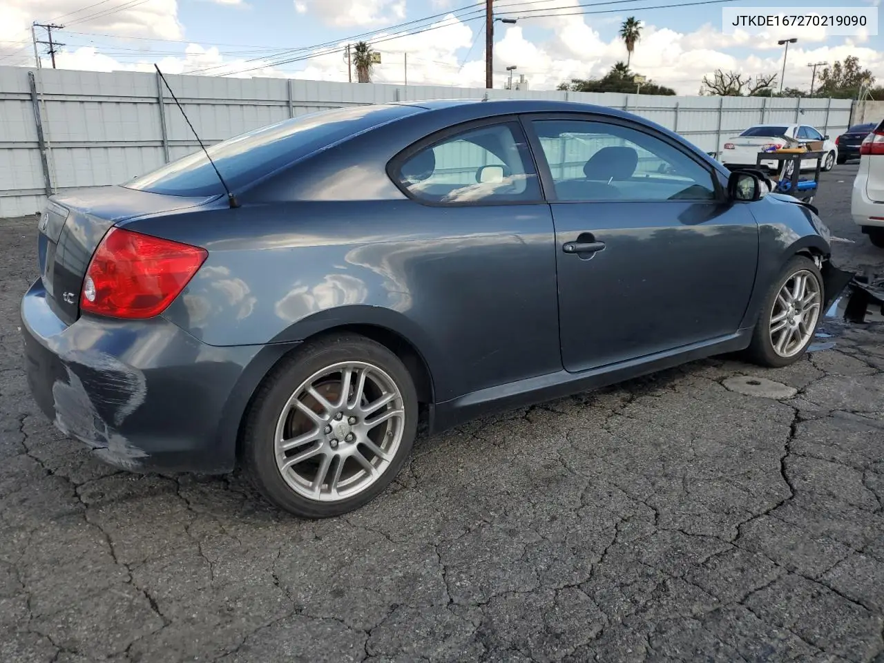 JTKDE167270219090 2007 Toyota Scion Tc