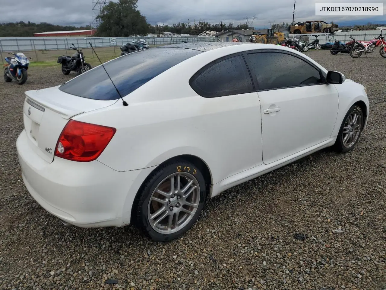 JTKDE167070218990 2007 Toyota Scion Tc