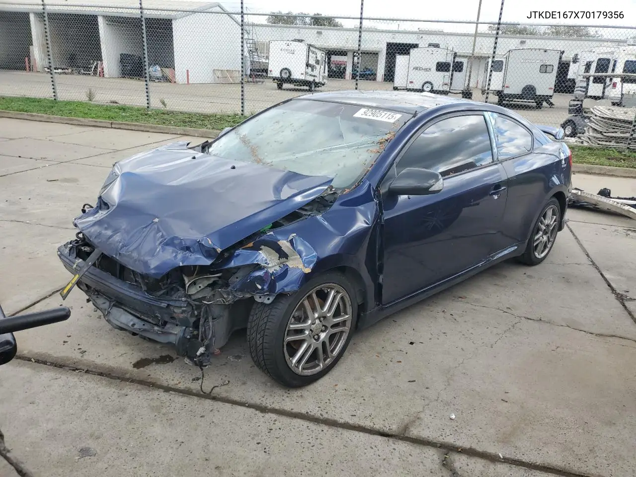 JTKDE167X70179356 2007 Toyota Scion Tc