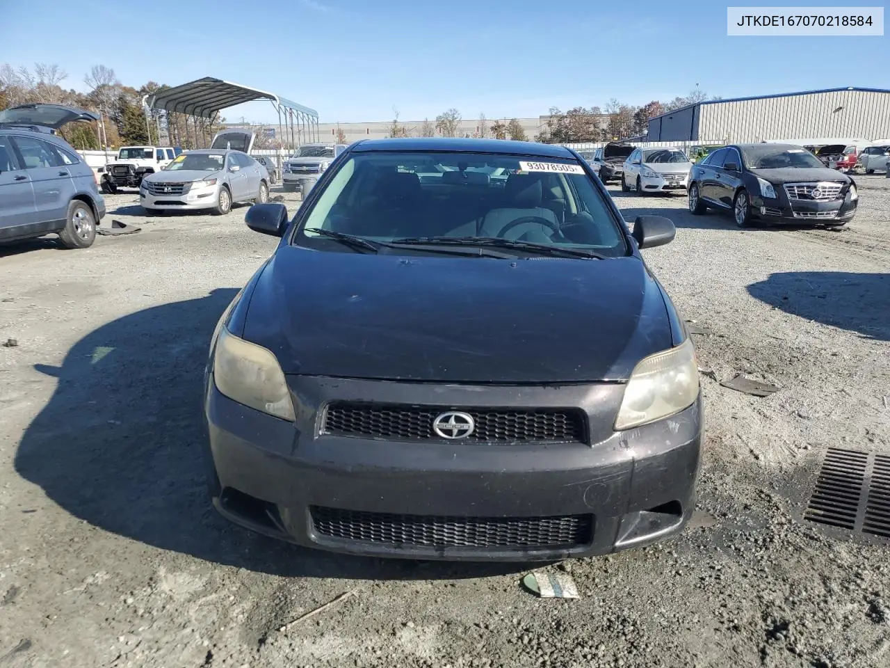 JTKDE167070218584 2007 Toyota Scion Tc