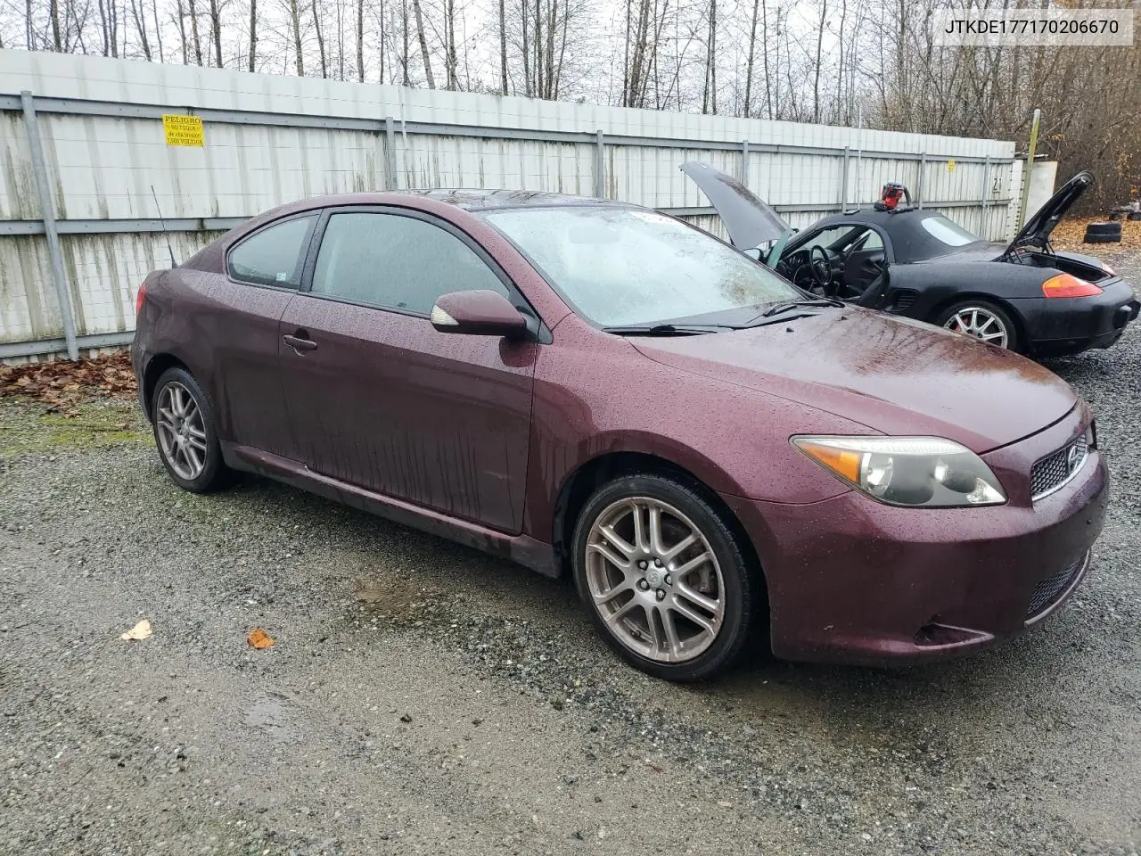 JTKDE177170206670 2007 Toyota Scion Tc