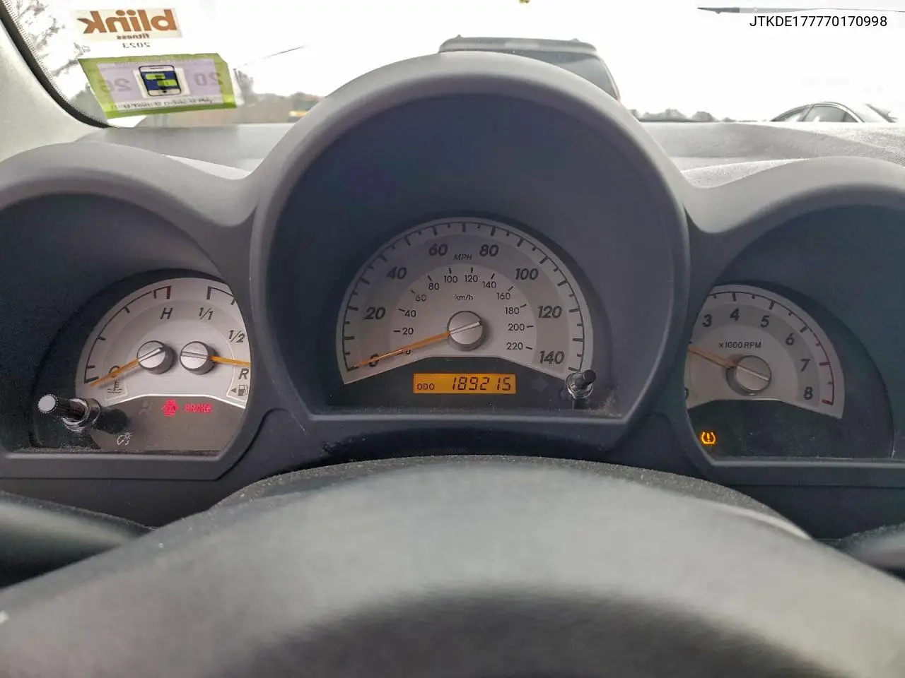 JTKDE177770170998 2007 Toyota Scion Tc