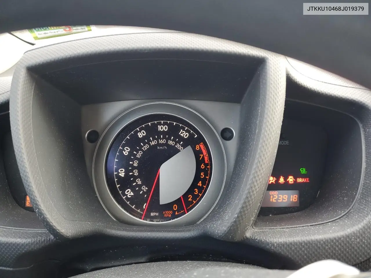 JTKKU10468J019379 2008 Toyota Scion Xd