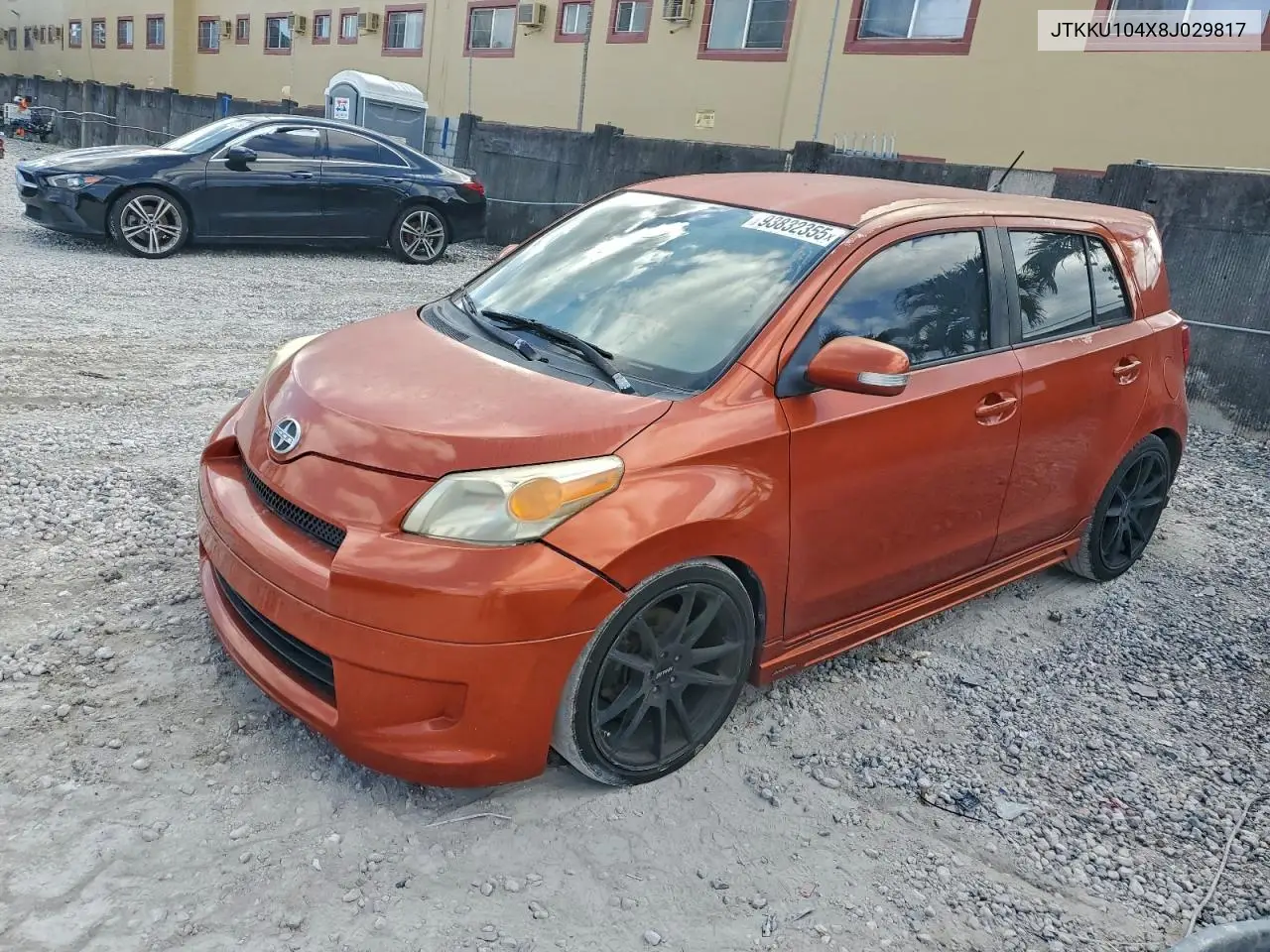 JTKKU104X8J029817 2008 Toyota Scion Xd