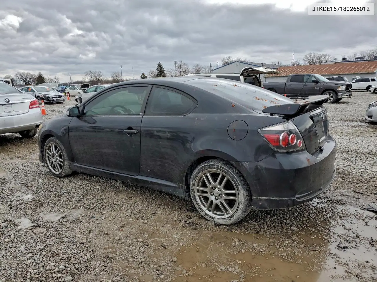 JTKDE167180265012 2008 Toyota Scion Tc
