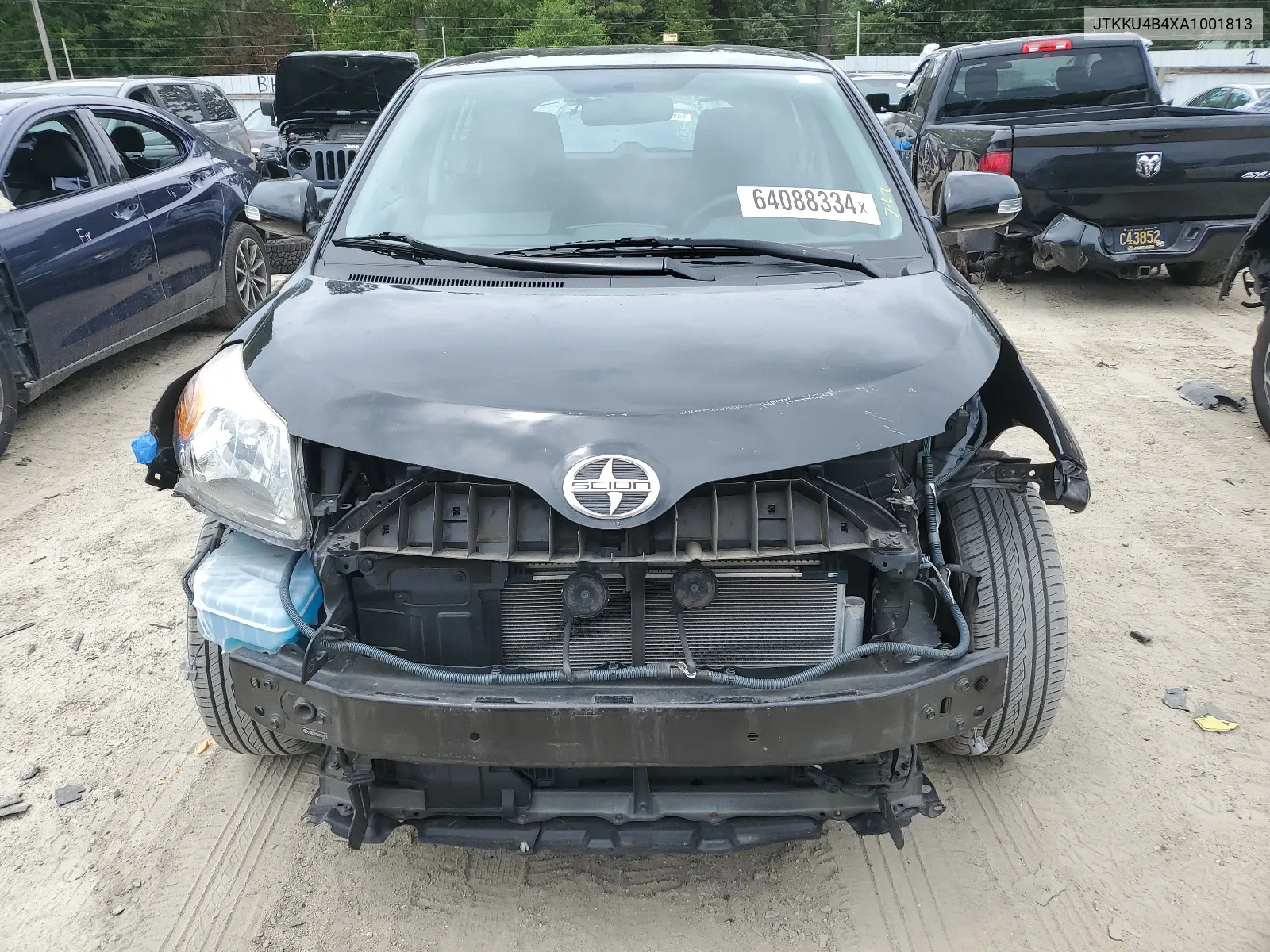 2010 Toyota Scion Xd VIN: JTKKU4B4XA1001813 Lot: 64088334