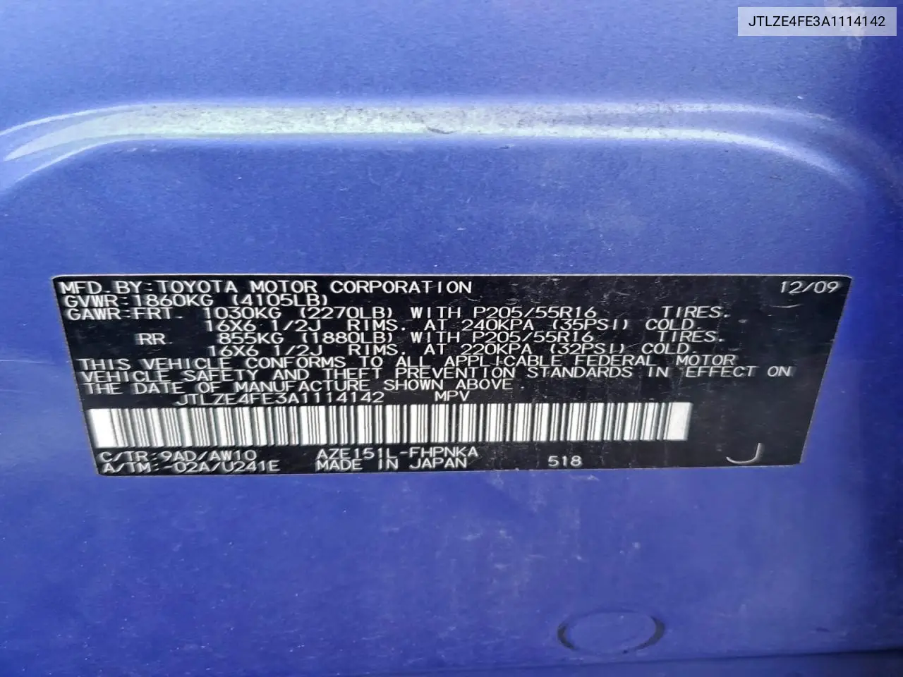 JTLZE4FE3A1114142 2010 Toyota Scion Xb