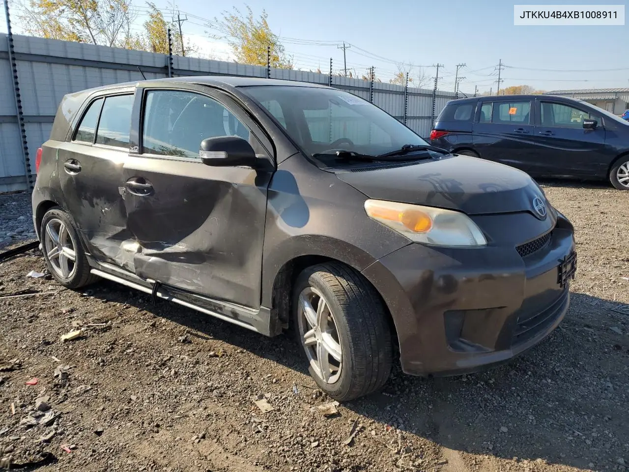 JTKKU4B4XB1008911 2011 Toyota Scion Xd