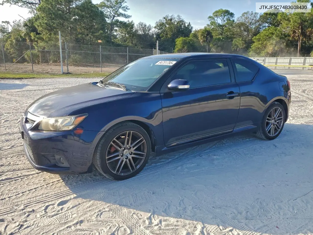 JTKJF5C74B3008430 2011 Toyota Scion Tc