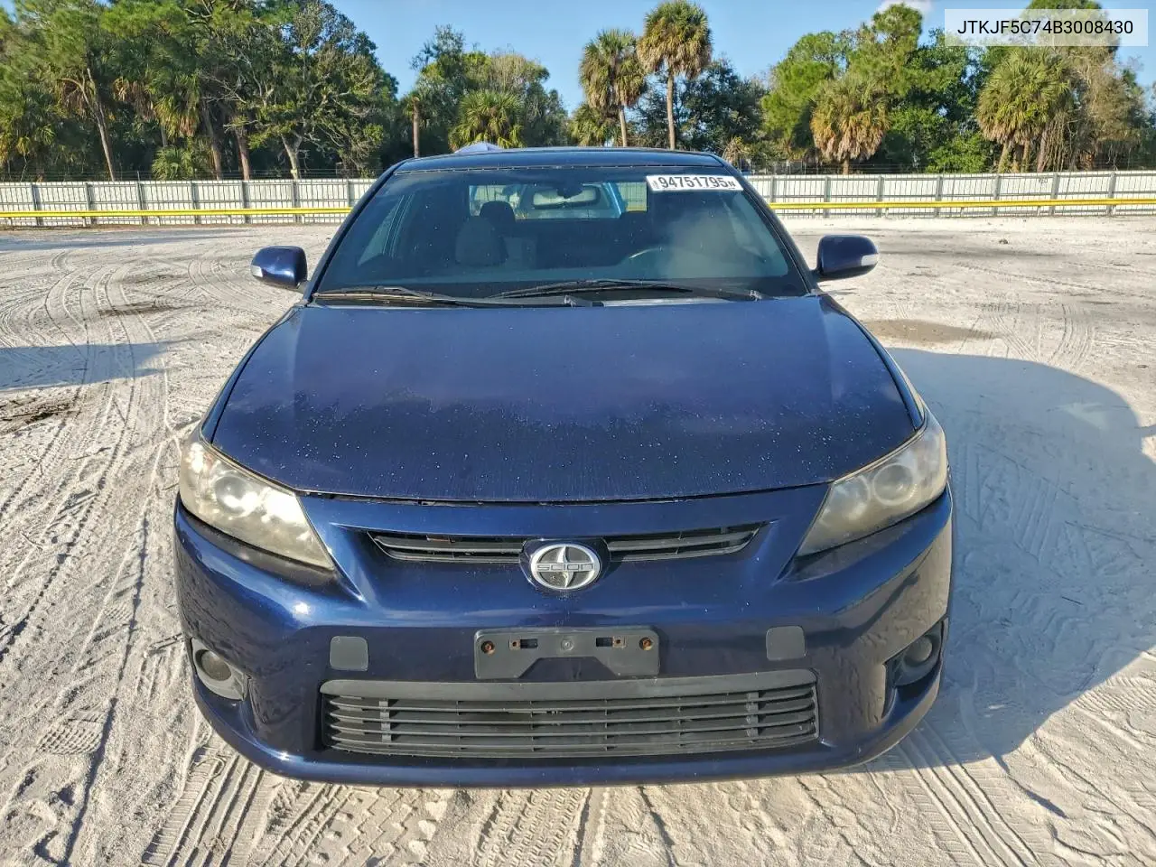JTKJF5C74B3008430 2011 Toyota Scion Tc