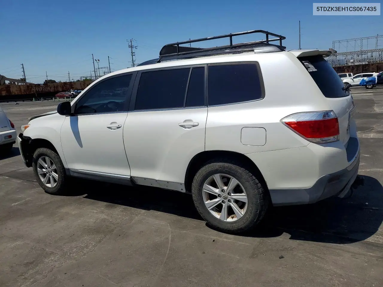 2012 Toyota Highlander Se VIN: 5TDZK3EH1CS067435 Lot: 52705316