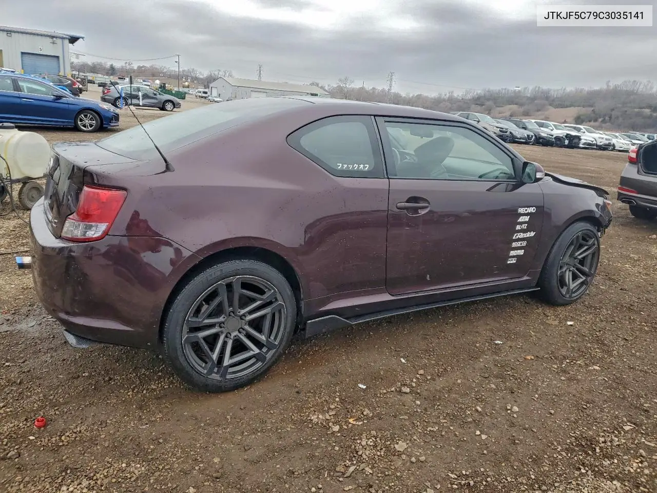 JTKJF5C79C3035141 2012 Toyota Scion Tc