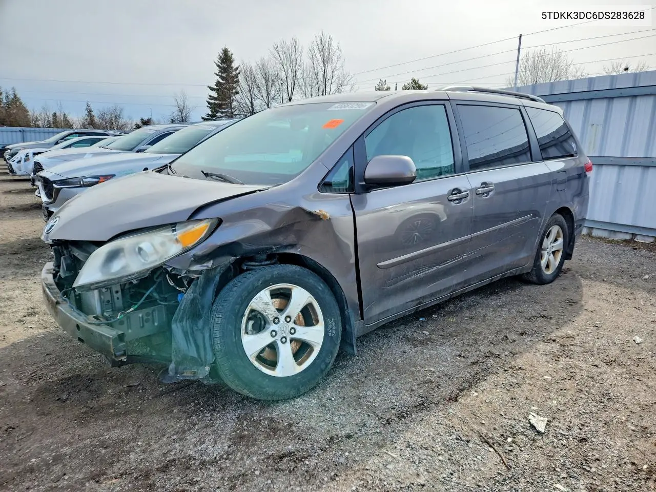 5TDKK3DC6DS283628 2013 Toyota Truck/Van Sienna Le V6